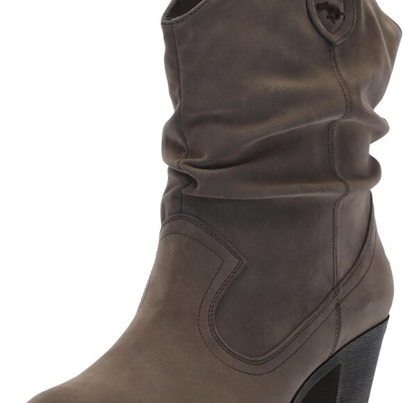 Women's Modern Ankle Boot in Brown, Size 7, with Pull-Up Tabs - Picture 1 of 7